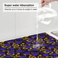 thumbnail image 6 of Kdxio Golden Snake And Purple Rose for Dish Drying Mat,24*18 inch Absorbent Dish Drainer Kitchen Counter,Large Size Dish Drying Pad for Countertops,Draining Racks, 6 of 9