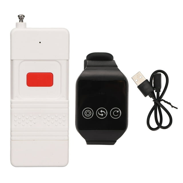 SUNWOW Wireless SOS Call Button Caregiver Pager Nurse Alert System With Receiver