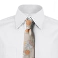 thumbnail image 2 of Floral Necktie, Pastel Retro Botanical, Dress Tie, 3.7", Multicolor, by Ambesonne, 2 of 3
