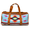 Aztec Water, variant on Western Leather Woven Southwest Duffle Travel Weekender Carry-On Bag 103RT24