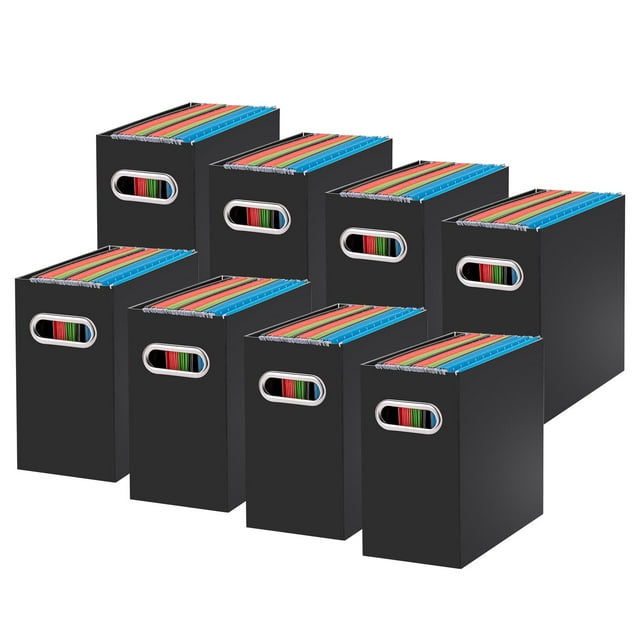 Organizador de archivos Oterri, paquete de 8 cartas plegables, tamaño 31 x 13 x 25 cm