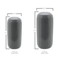 thumbnail image 2 of Extreme Max 3006.7474.4 BoatTector HTM Inflatable Fender Value 4-Pack - 6.5" x 15", Gray, 2 of 6