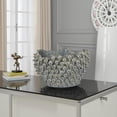 thumbnail image 7 of Nina Decorative Bowl, Light Blue, Coral Textured Gray Ceramic, 14 Inch, 7 of 7