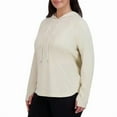 thumbnail image 4 of SAGE Women's Lightweight Hoodie, Long Sleeve, Tan, Large, 4 of 6