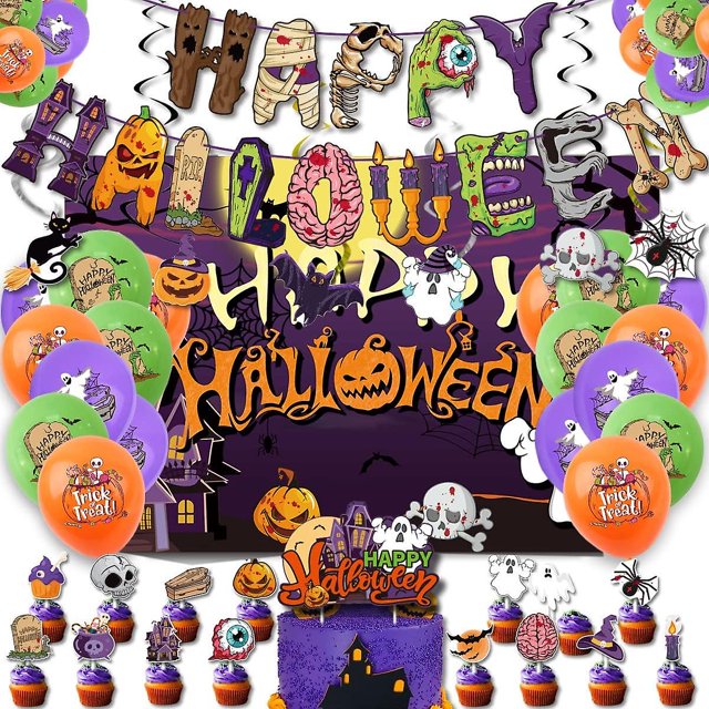Suministros para fiestas YONGSHENG juego mixto de decoraciones de Halloween
