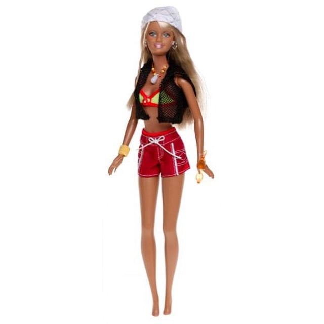 Barbie Cali Chica muñeca 11.5 pulgadas con accesorios de moda