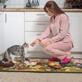 thumbnail image 4 of 2 Piece Coffee Kitchen Decor Rugs Set, Farmhouse Country Kitchen Rugs and Mats Non Skid Washable Absorbent Microfiber Kitchen Accessories Decoration Floor Mats 17"x47"+17"x30", 4 of 6