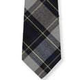 thumbnail image 3 of Cookies Boys' Banded Tie Color: royal/lt. blue/gold *plaid #57* Size: 14", 3 of 3