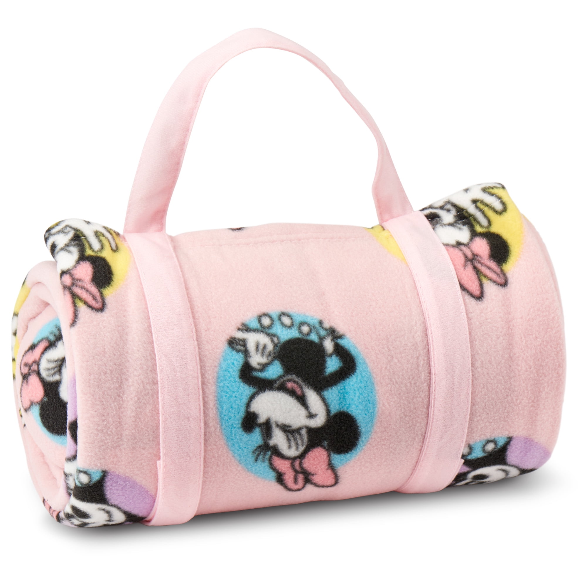 Rollee Pollee Minnie Mouse Dots of Fun Fleece Blanket Set 50 x 55 Inches