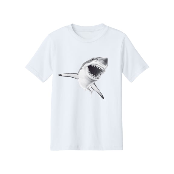 Boys Girls Shark Solar Color Changing Shirt Sun Tee For Youth Size, Large