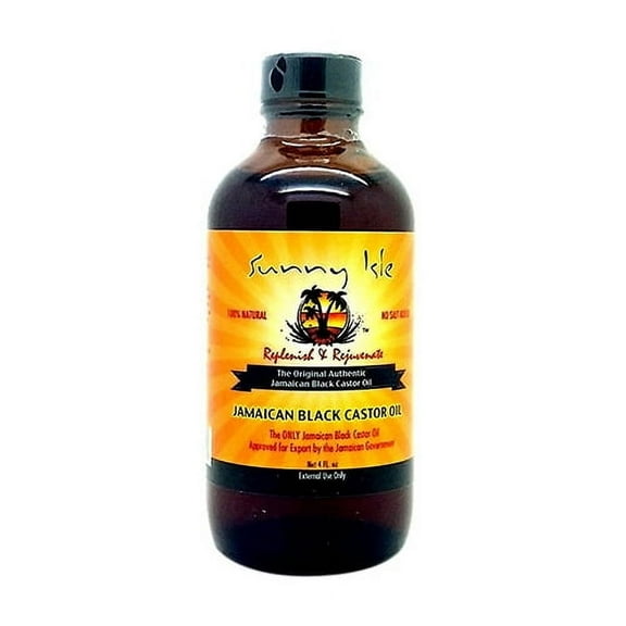 Sunny Isles Jamaican Black Castor Oil For Hair, 100% Natural, 4 Oz, 2 Pack