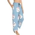 thumbnail image 2 of Sigee Cartoon Sushi Print Women's Soft Pajama Pants - Breathable and Comfortable Lounge Sleep Bottoms with Elastic Waistband and Pockets-X-Large, 2 of 9