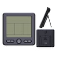 thumbnail image 3 of Digital Wireless Indoor Outdoor Thermohygrometer with 3 Remote Sensors 98ft/ 30m Backlight & Alarm Calibration Function Temperature Humidity Monitor with 3 Transmitters Weather Stations for, 3 of 7