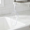 thumbnail image 4 of REGALWOVEN Ice Scoop Easy Clean Plastic Ice Shovel for Candy Buffet Kitchen, Popcorn Scooper for Bar, Ice Bucket, Popcorn in  Clear-3PCS, 4 of 7
