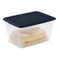 thumbnail image 7 of Sterilite 58 Qt. Storage Box Plastic, Blue Cove, 7 of 7
