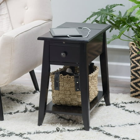 Nuts Poker Table - Davis Chairside Table with Power Outlet