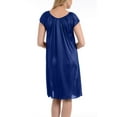 thumbnail image 4 of EZI Nightgowns for Women - Soft & Breathable Satin Night Gowns for Adult Women - Medium to Plus Size Womens Sleep Shirts - Knee-Length Nightgown, 4 of 9