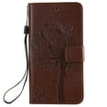 thumbnail image 2 of iPhone 11 Case 6.1" Case, Allytech Slim Shell PU Leather Folio Kickstand Wallet Case with Cards Holder Pocket Lanyard Anti-Scratch Shockproof Bumper Cover Case for Apple iPhone 11 6.1",Brown, 2 of 9