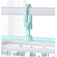 thumbnail image 3 of Foldable Laundry Hanger Drying Rack,Plastic Laundry Clip ,Clip Hanger, 3 of 5