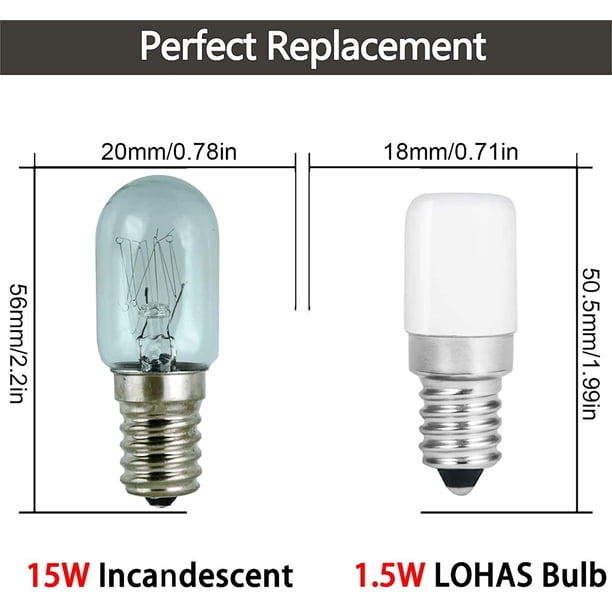 Bombilla E14 Calida Bombilla LED E14 3W Para Frigorífico - Blanco