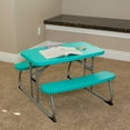 thumbnail image 3 of Lifetime Kids Indoor/Outdoor Polyethylene Picnic Table, Aqua (60219), 3 of 12