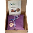 thumbnail image 2 of KOYA Naturals Soft Purple Velvet Flax Seed Microwavable Heating Pad with Lavender, 2 of 6