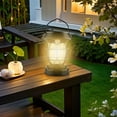 thumbnail image 6 of JoyMoreHome LED Solar Vintage Camping Lantern, Portable Wall Light Fixtures Motion Sensor Light Battery Rechargeable Sconces Outdoor Waterproof Hanging Yard Garden Emergency Power Outage, 6 of 9