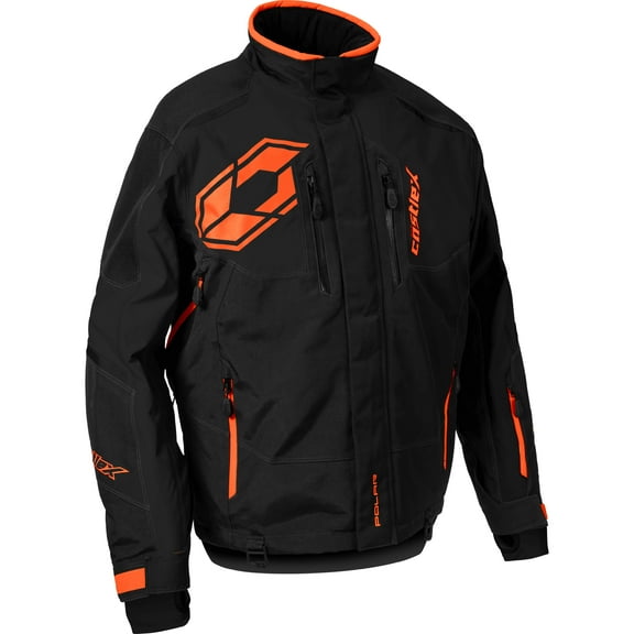 Castle X Polar G2 Mens Snow Jacket Black/Orange SM