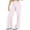 Pink, variant on Women's Casual Pants High Waist Lifting Soft Stretchy Comfy Trousers for Yoga Gym Workout Athletic Wear