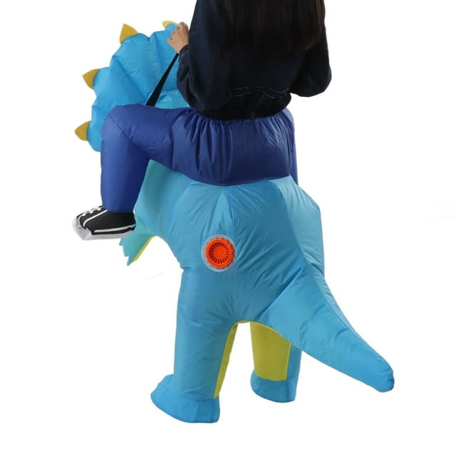 Disfraz De Dinosaurio Inflable Halloween Cosplay Fiesta De Vestuario Triángulo Traje De Muñecas Inflable Para Fiestas De Festivales