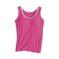 thumbnail image 3 of AirLoni Women's Camisole Loose Fit Square Neck Stretchy Breathable Casual Sleeveless Top Tee Tank Tops For Daily Wear Solid Color Hot Pink,XXL, 3 of 6