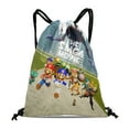 thumbnail image 1 of Película SMG4 Mochila de Cuerdas para Deportes y Gimnasio, Bolsa de Cuerdas Resistente al Agua, Bolsa Cinch, 30×40cm, 1 of 6