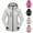 White, variant on Womens Lightweight Jackets Women's Rain Jacket Waterproof Outdoor Hood Jacket Plus Size Long Sleeve Winter Jacket Travel Snow Ski Parka Coat Fall Jacket