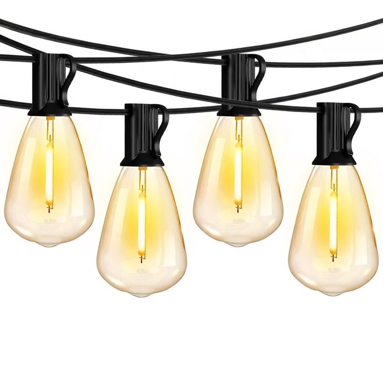 Solar String Lights with 25 LED Bulbs and Remote Control photo 1