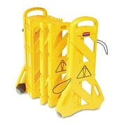 Rubbermaid Commercial Portable Mobile Safety Barrier, Plastic, 13ft x 40\ by RUBBERMAID COMMERCIAL PROD.