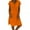 Orange, variant on Viikei Short Sleeve Dress for Women Dress Tops Womens Tops Dressy Casual Women Summer Style Feminino Vestido T-shirt Cotton Casual Plus Size Ladies Dress
