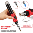 thumbnail image 3 of Cordless Gas Soldering Iron Heat Blower Torch Self- Instant Adjustable Flame Control Welding Tool,C, 3 of 7