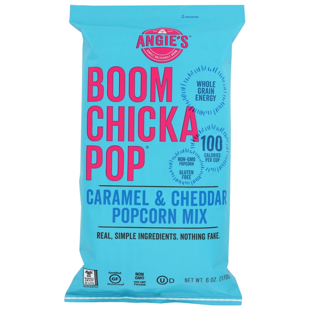 Angie'S Kettle Corn Boom Chicka Pop Caramel And Cheddar Popcorn Mix, 6