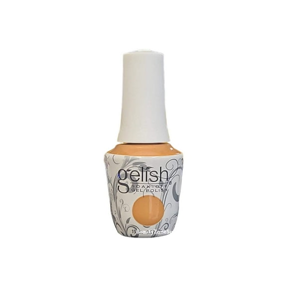Gelish Soak-Off Gel Polish "Golden Hour Glow", Golden Yellow Pearl, 15 mL | .5 fl oz - Change of Pace Collection