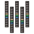 thumbnail image 3 of Bunblic 5 Pieces Aquarium Thermometer Sticker, Fish Tank Temperature Strip, Compact Professional Terrarium Water Temperature Test Vertical, 3 of 8