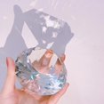 thumbnail image 3 of LONGWIN 80mm(3.1 inch) Crystal Diamond Paperweight Jewels Wedding Decorations Centerpieces Home Decor (Clear), 3 of 7