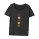 thumbnail image 3 of Camiseta básica de ajuste regular para mujer, camiseta básica para vacaciones, playa, desplazamientos S, 3 of 7