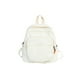 thumbnail image 1 of Qarigey Color sólido Reemplazo Cremallera Transpirable Correa doble Estilo simple Gran capacidad Forro de poliéster escolar Mochilas Blanco, 1 of 6