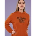 thumbnail image 2 of Vampire Girl. Glittery Hoodie Women -Image by Shutterstock, Female 3X-Large, 2 of 4