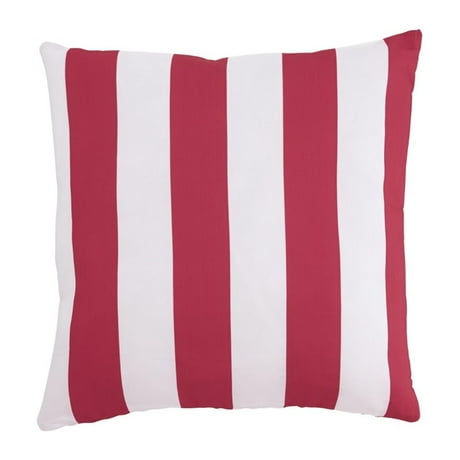 Ashley Hutto Throw Pillow in Red and White (Set of 4)