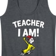 thumbnail image 3 of Dr. Seuss - Teacher I Am Sam I Am - Women's Racerback Tank Top, 3 of 6