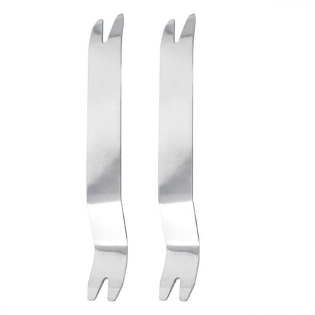 

DancePeanut 2PCS Stainless Steel Auto Trim Removal Tools Pry Tools Pry Bars for Door Trim Molding Dash Panel and Car Audio