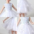 thumbnail image 6 of Flower Girls Sequins Dress Trailing Tutu Dress for 4-12Y Girl Birthday Gown, 6 of 6