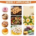 thumbnail image 4 of Round Biscuit Cookie Cutters Set, 12 Pcs Round Cookie Cutters for Baking with Storage Box, Pastry Cutter Biscuit Cutters for Baking Pastries Doughs Doughnuts, Dishwasher Safe,silver, 4 of 11