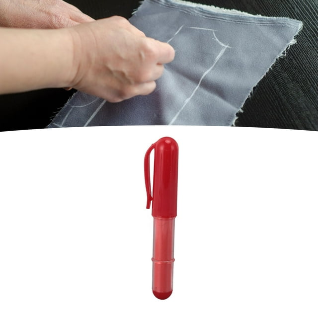 Tailor Chalk Sewing Fabric Marker Pen with Round Design, for Clothing, Quilting, Textile Projects Craft with Precision Marking, Easy Removal